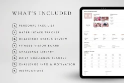 Digital Fitness Challenge Template