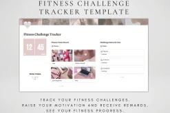 Digital Fitness Challenge Template