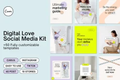 Digital Love | Social Media Kit