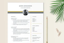 Digital Marketing Resume Template