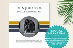 Digital Marketing Resume Template