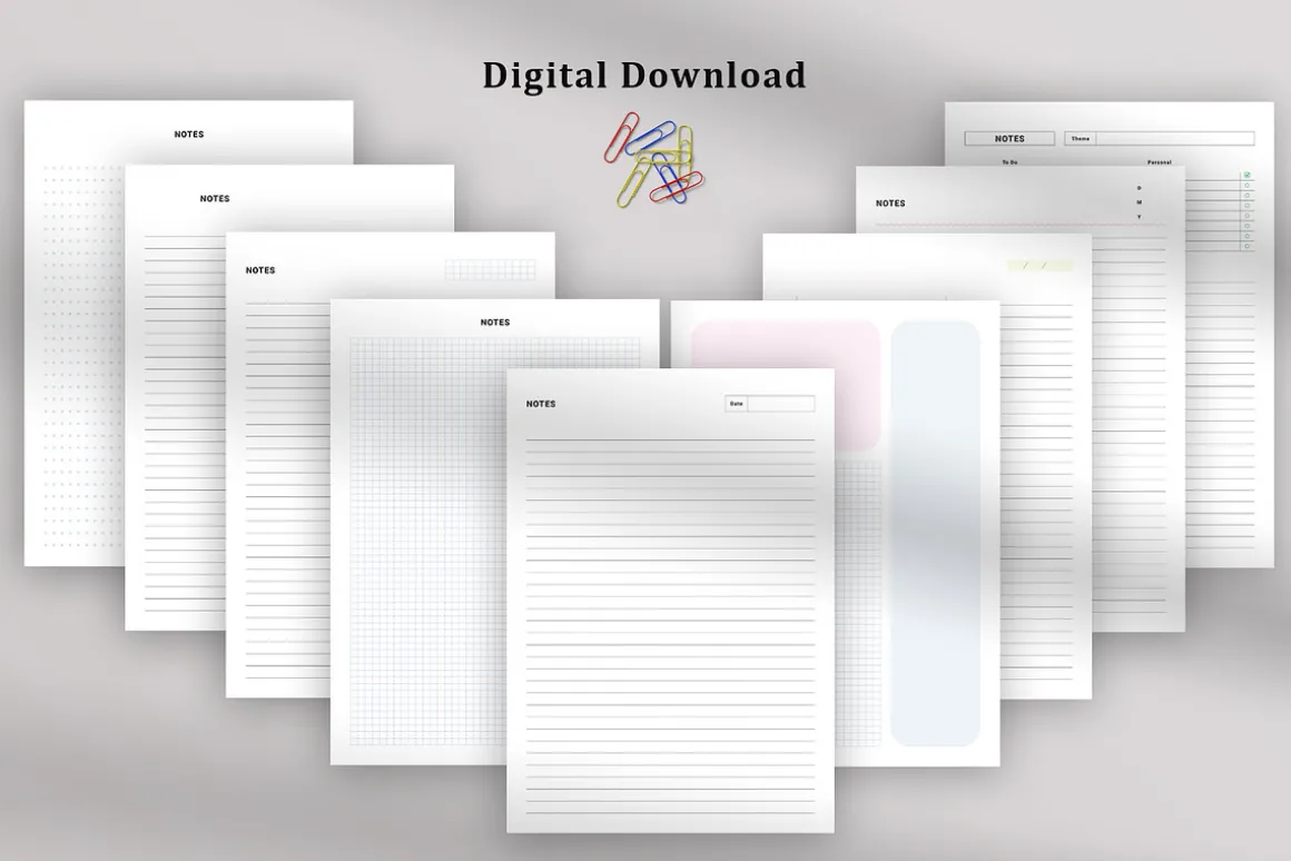 Digital Notebook Template Vol.81