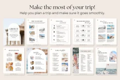Digital Travel Itinerary Template