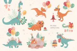 Dinosaur's birthday party