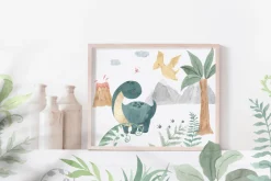 DINOSAUR watercolor clipart.