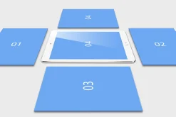 3D iPad Screen Mock-Up 10