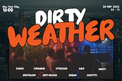 Dirty Weather Bubble Display
