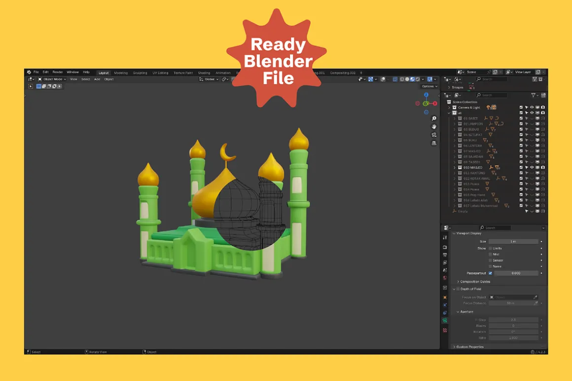 3D Islamic & Ramadan Pack