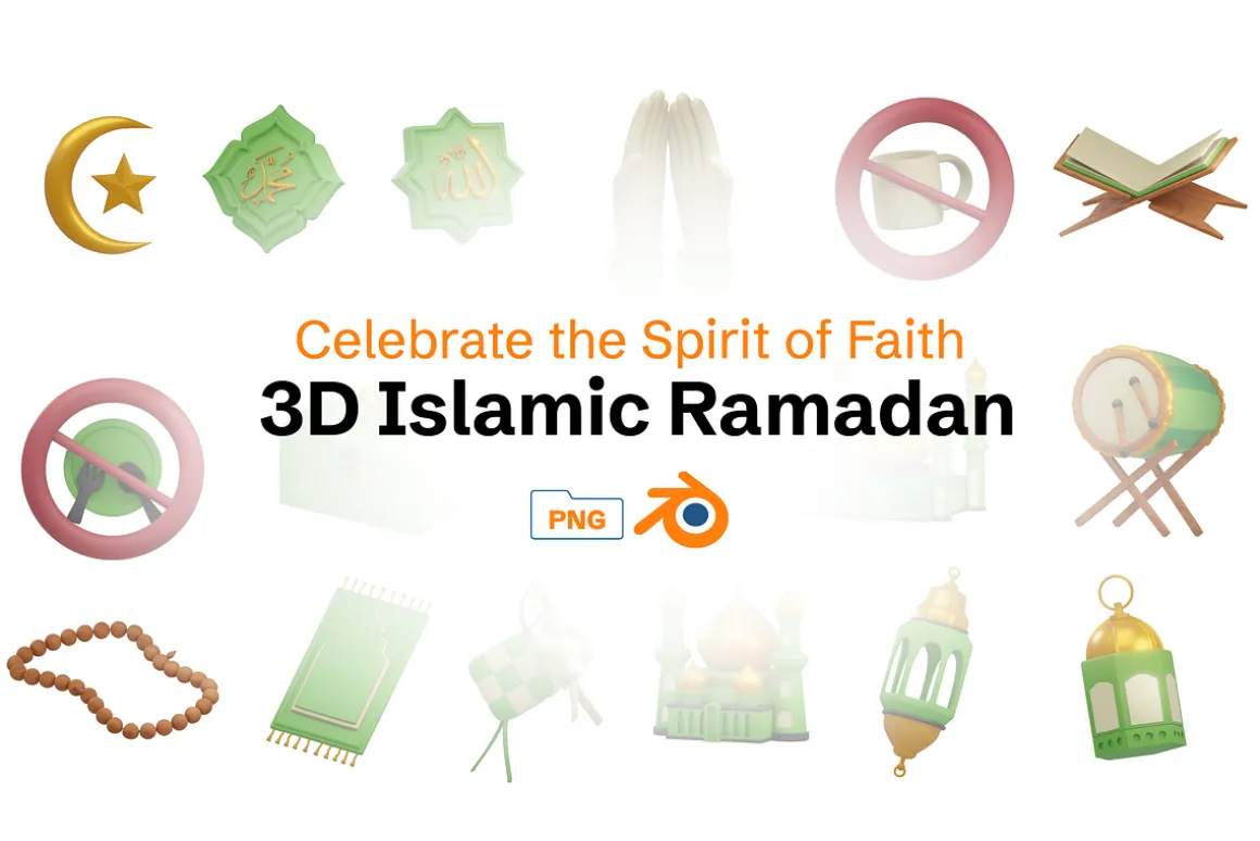 3D Islamic & Ramadan Pack