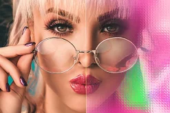 Distorted Glass - Photo Mask Effect