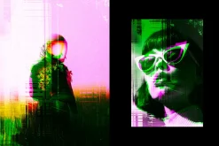 Distort Glitch Poster Effect