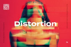 Distortion Glitch Photo Effects