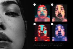 Distortion Glitch Photo Effects