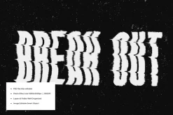 Distort Print Text Effect
