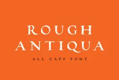 Distressed Serif Rough Antiqua