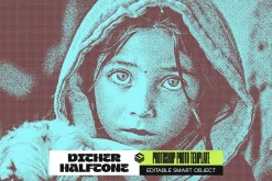 Dither Halftone Photo Effect