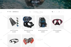 Diving & Swimming Shopify Theme
