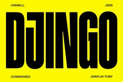Djingo - Condensed Display Font