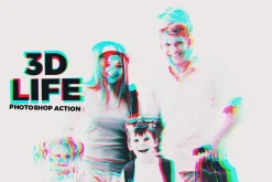 3D Life - Photoshop Action