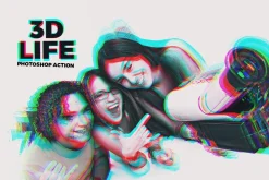 3D Life - Photoshop Action