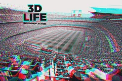 3D Life - Photoshop Action