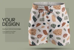 3D Mockup Shorts Compression Liner