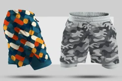3D Mockup Shorts Compression Liner