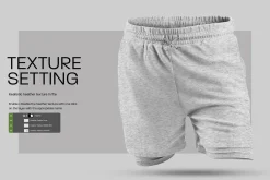 3D Mockup Shorts Compression Liner