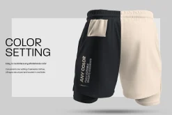 3D Mockup Shorts Compression Liner