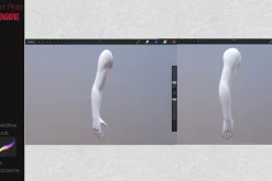 3D Object Arm Model Tattoo Realistic
