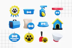 Dogs 3D Icons