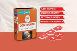 200 Dog Training Canva Templates