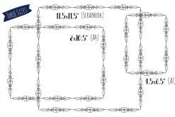 Doodle Borders Clipart + Vectors