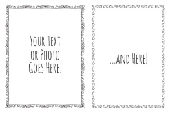 Doodle Borders Clipart + Vectors