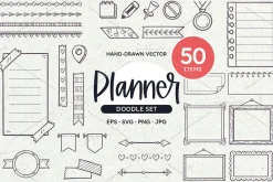 Doodle Planner Stickers