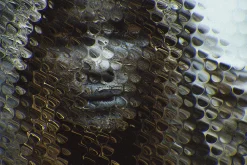 Dots Fractal Glass Photo Effect