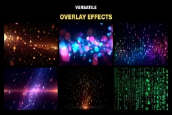 250+ Dots Neon Light Overlay Effects