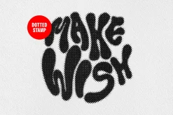 Dotted Stamp Text & Logo Effect