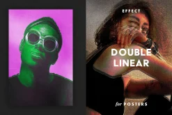 Double Linear Effect for Posters