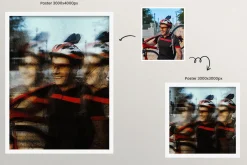 Double Self Square And Poster Effect