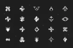 3D Prism Glass Shapes