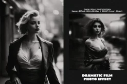 Dramatic Film Square, Poster Effect