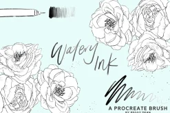 10 Drawing Ink Procreate Brushes