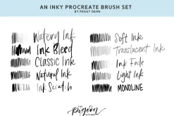 10 Drawing Ink Procreate Brushes