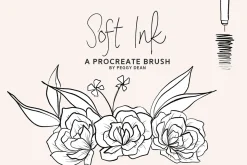 10 Drawing Ink Procreate Brushes