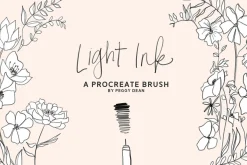 10 Drawing Ink Procreate Brushes