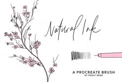 10 Drawing Ink Procreate Brushes