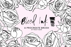 10 Drawing Ink Procreate Brushes