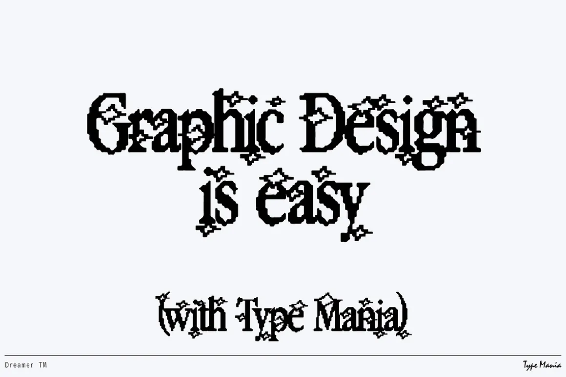 Dreamer TM – Y2K Aesthetics Font