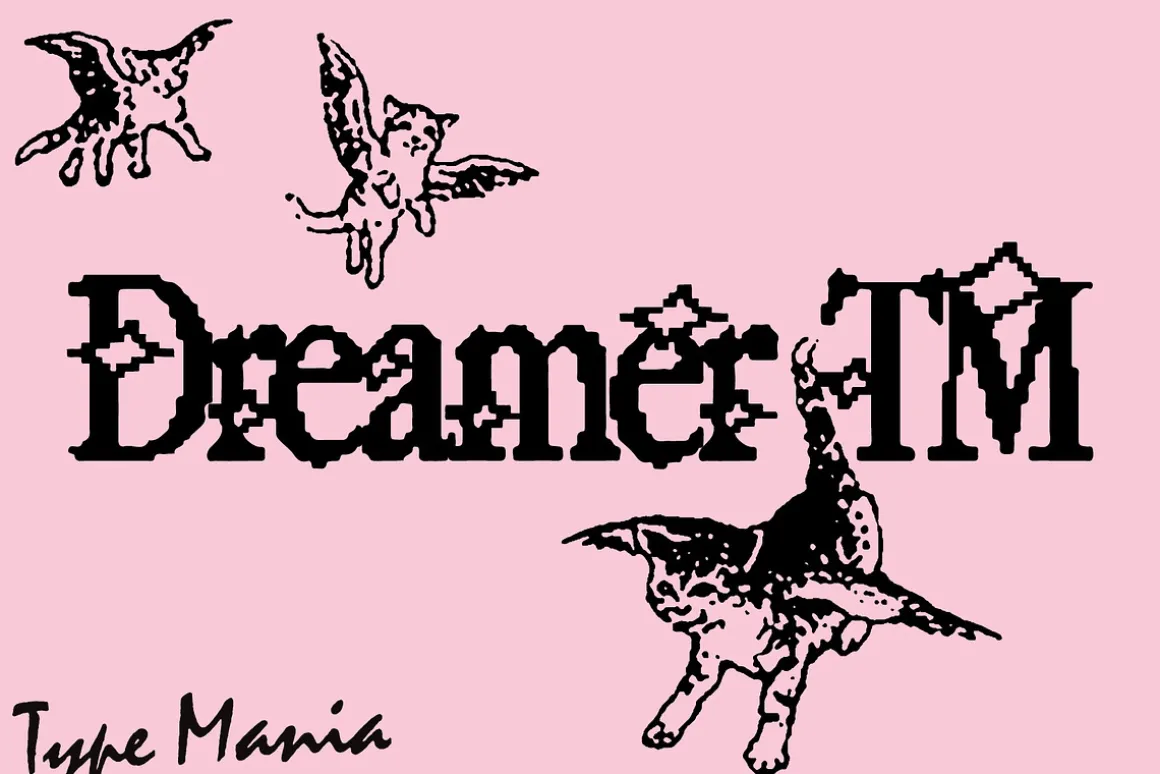 Dreamer TM – Y2K Aesthetics Font